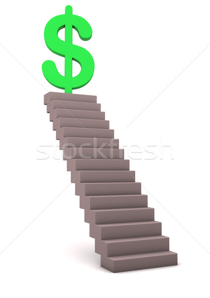 Stair Dollar Stock photo © limbi007