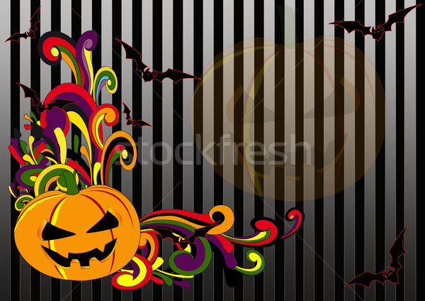 Retro Halloween Stock photo © limbi007