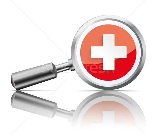 Loupe Mirror Health Hospital Stock photo © limbi007