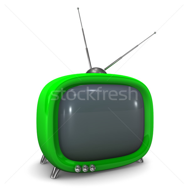 Green Sweet TV Stock photo © limbi007