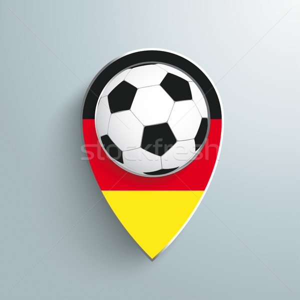 Location Marker Germany Football Stock photo © limbi007