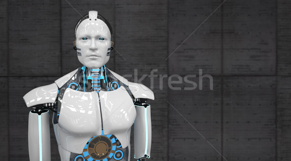 White Robot Stock photo © limbi007