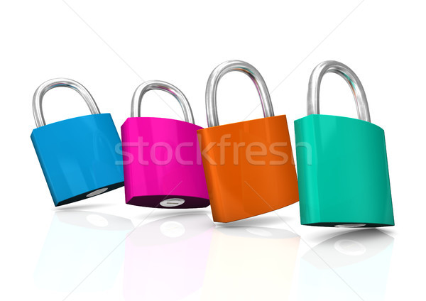 Colorful Padlocks Stock photo © limbi007