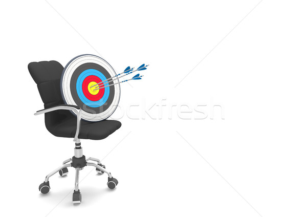 Swivel Chair Target 3 Arrows Stock photo © limbi007