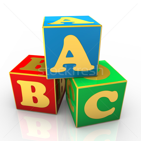 ABC Cubes Stock photo © limbi007