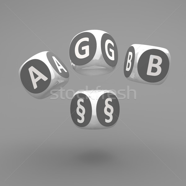 AGB Cubes Stock photo © limbi007