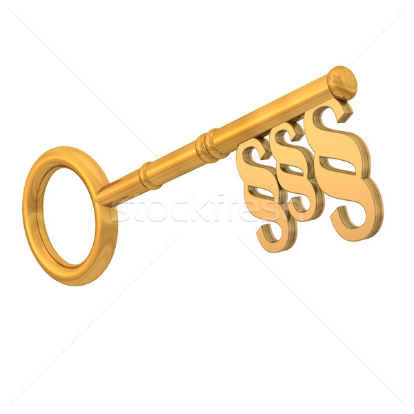 Paragraph Golden Key Stock photo © limbi007