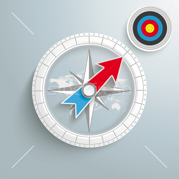 Compass Colored Target Stock photo © limbi007
