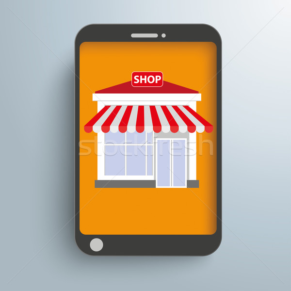 Smartphone Online Shop Stock photo © limbi007