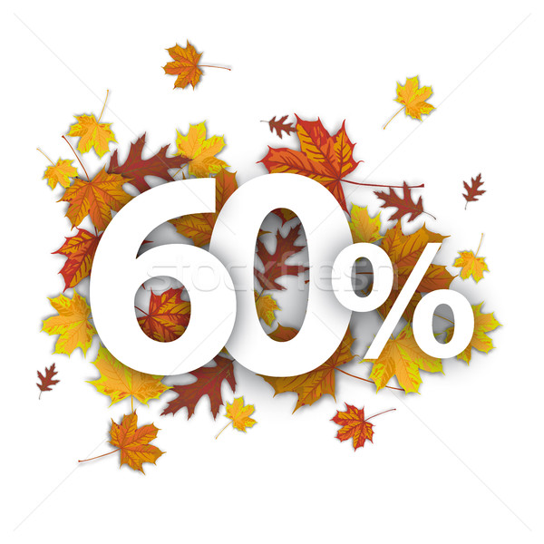 60 Percent Autumn Foliage  Stock photo © limbi007