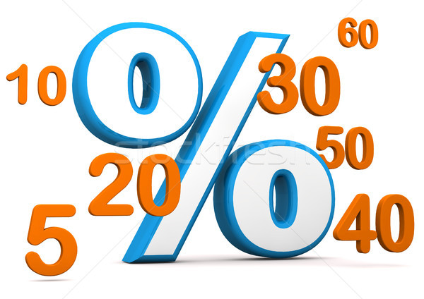 Percent With Numbers Stock photo © limbi007