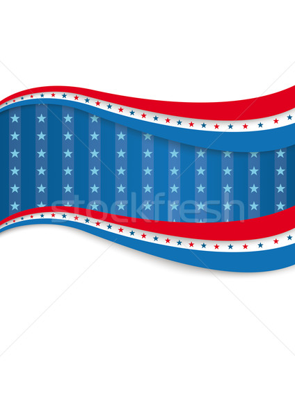 Big 4th July Blue Stripes Cover Stock photo © limbi007