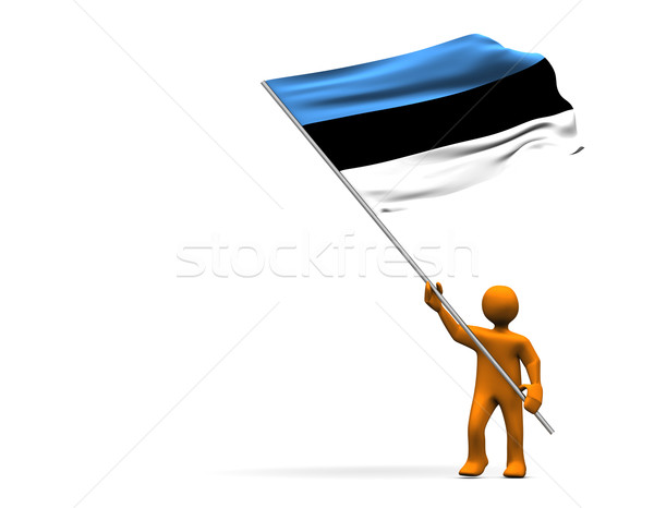 Fan Of Estonia Stock photo © limbi007