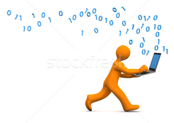 Data Privacy Laptop Stock photo © limbi007