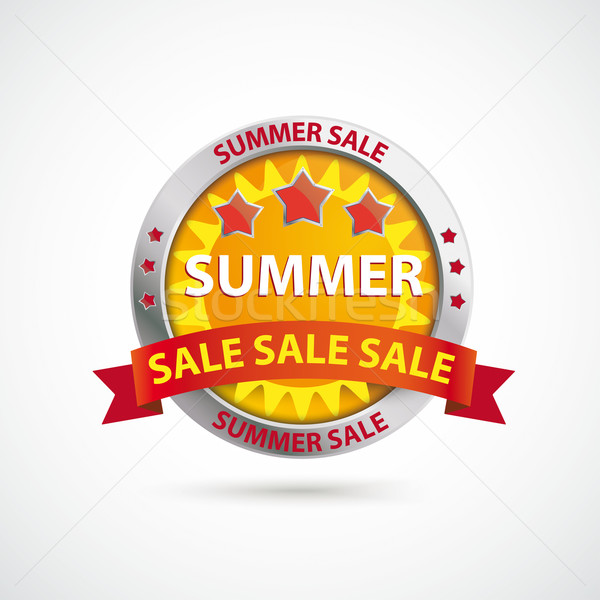 Summer Sale Button Stock photo © limbi007