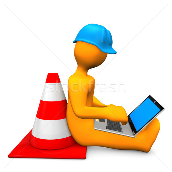 Engineer Laptop Stock photo © limbi007