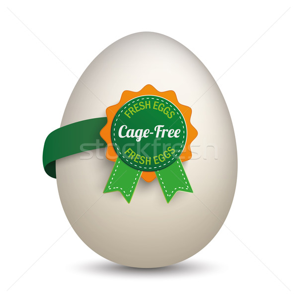 Egg Cage-Free Label Stock photo © limbi007