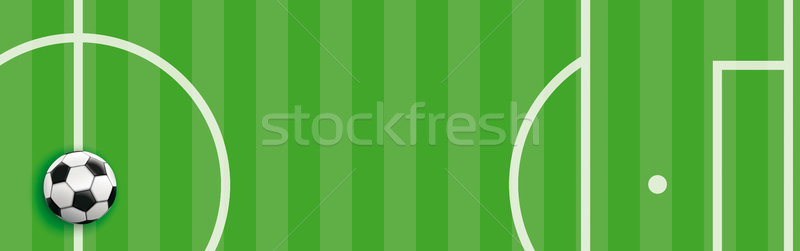 Klassiek voetbal gestreept grond groene Stockfoto © limbi007