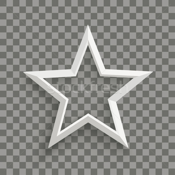White Star Transparent Stock photo © limbi007