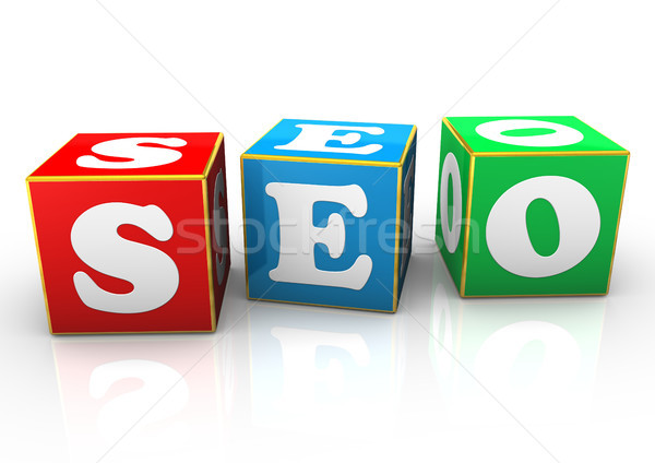 SEO Cubes Stock photo © limbi007