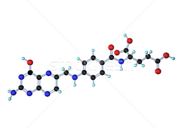 Foto stock: Vitamina · ácido · blanco · laboratorio · química · químicos