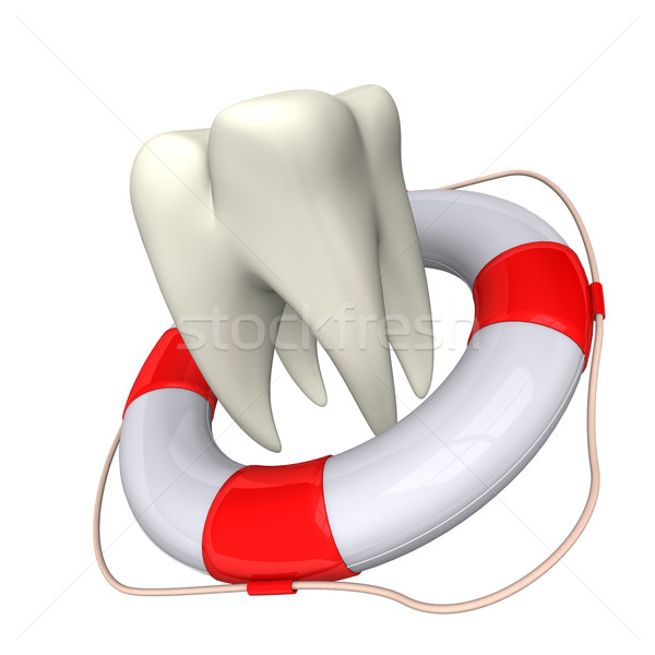 Lifebelt and Tooth Stock photo © limbi007