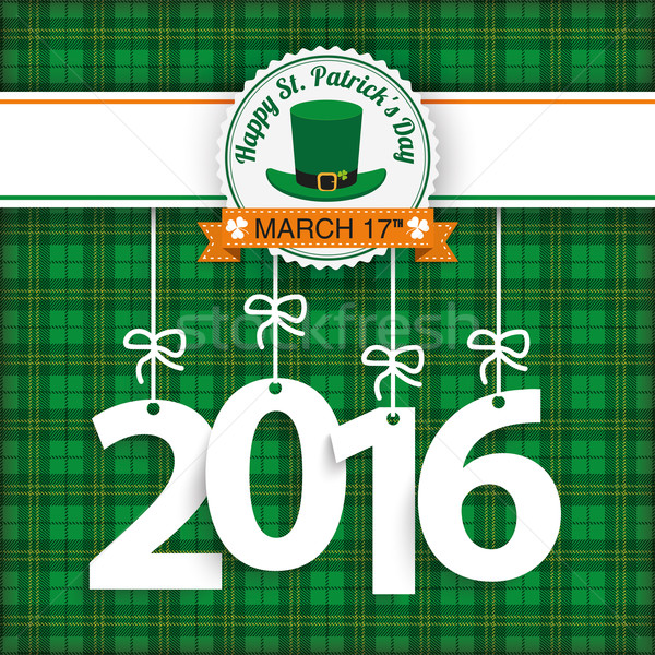 patricks day tartan 2016 vector illustration 08 limbi007 (#