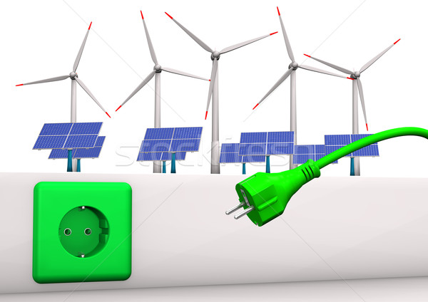 Green Energy Connector Stock photo © limbi007