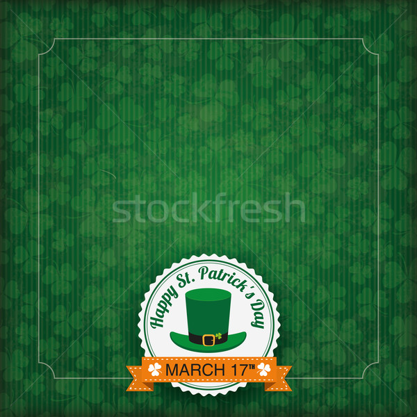 St. Patricks Day Vintage Cover Stock photo © limbi007