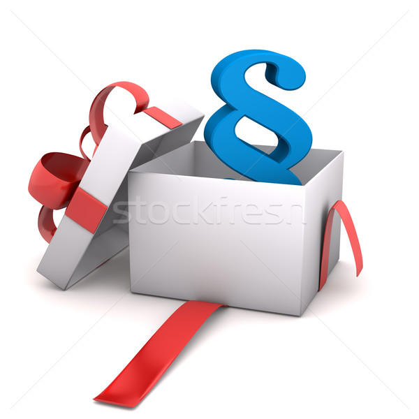Gift Paragraph Stock photo © limbi007