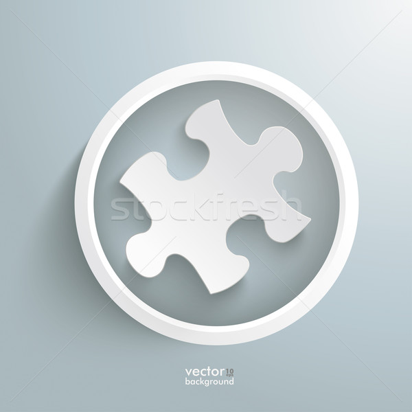 Puzzle Infographic White Ring Stock photo © limbi007