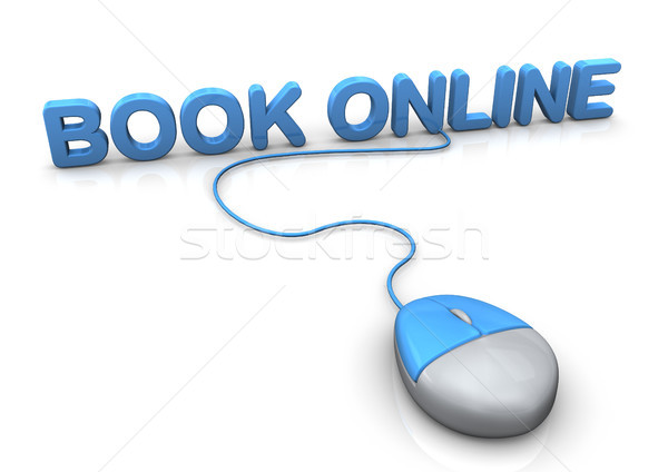 Book Online Mouse Stock photo © limbi007