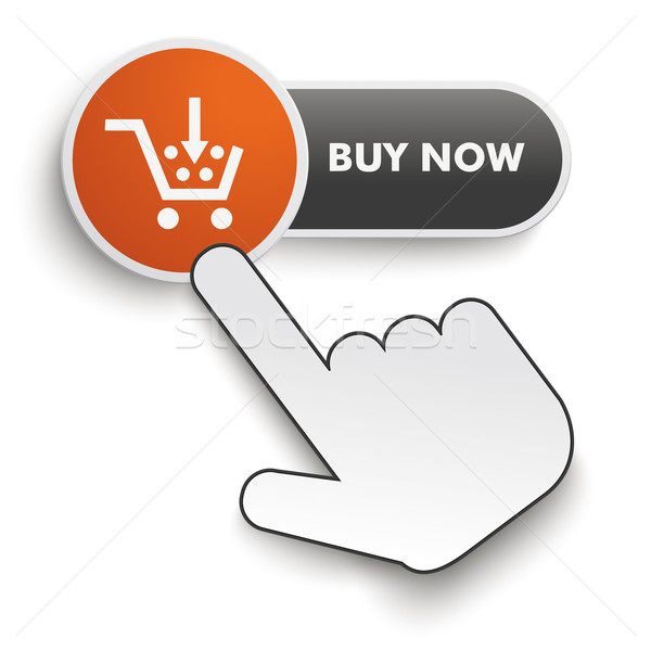 Buy Now Button Hand Cursor Stock photo © limbi007