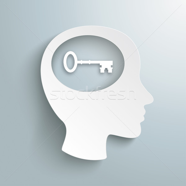 Human Head Brain Key Stock photo © limbi007