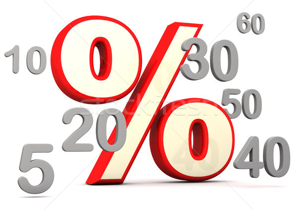 Percent With Numbers Stock photo © limbi007