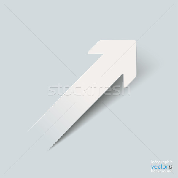 Paper Arrow Growth Stock photo © limbi007