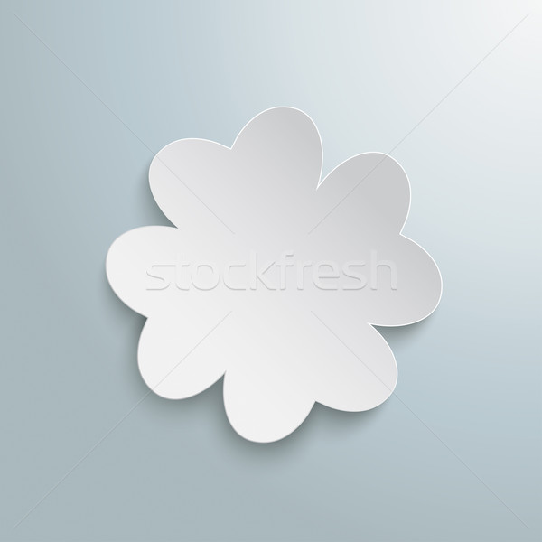 White Shamrock Stock photo © limbi007