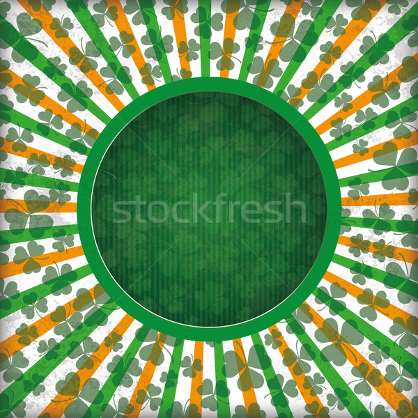 St Patricks Day Circle Hole Empty Background Stock photo © limbi007
