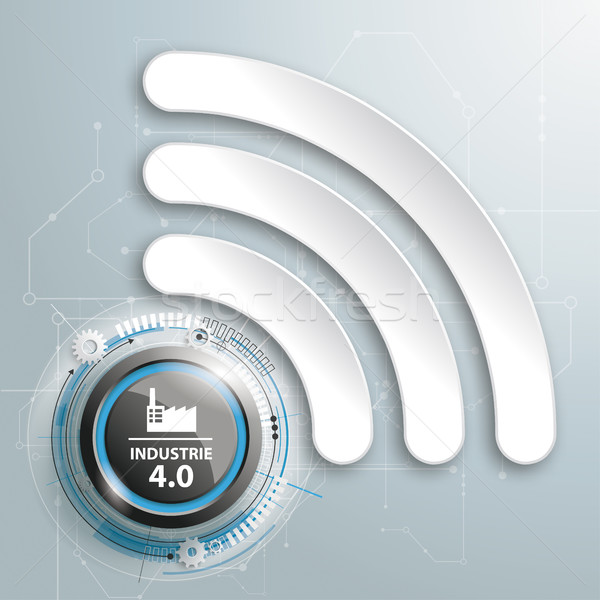 Industrie 4.0 WiFi Stock photo © limbi007
