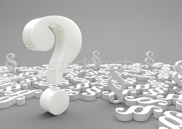 Question Mark Paragraphs Stock photo © limbi007