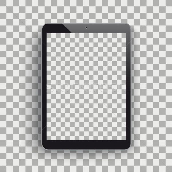 Tablet PC Mockup Shadow Transparent Stock photo © limbi007