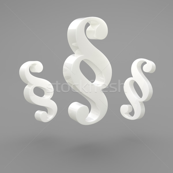 Weiß Porzellan grau 3D-Darstellung Recht Stein Stock foto © limbi007