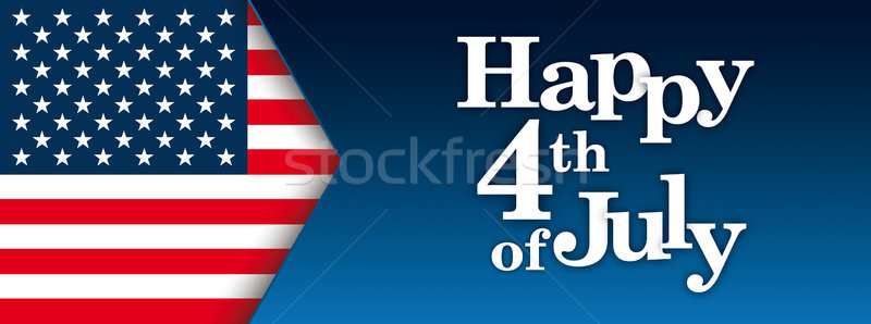 header happy 4th of july usa flag vector illustration limbi007 us flag header