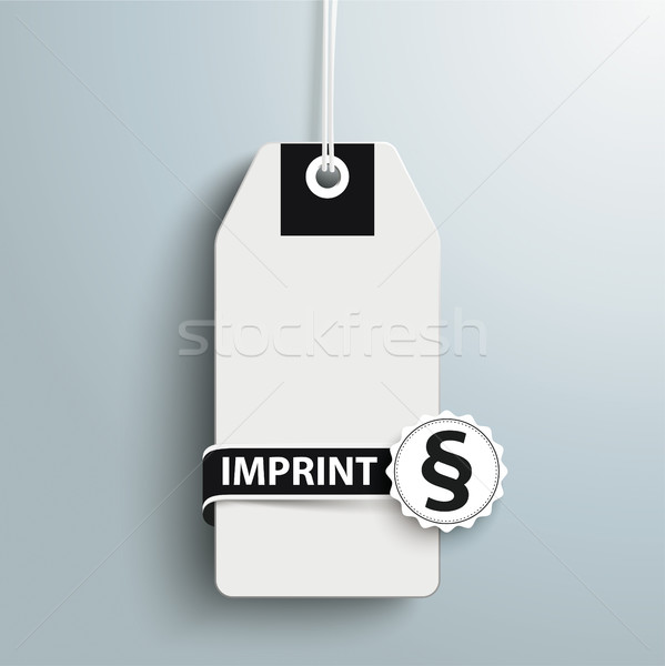 Price Sticker Label Paragraph Imprint Stock photo © limbi007