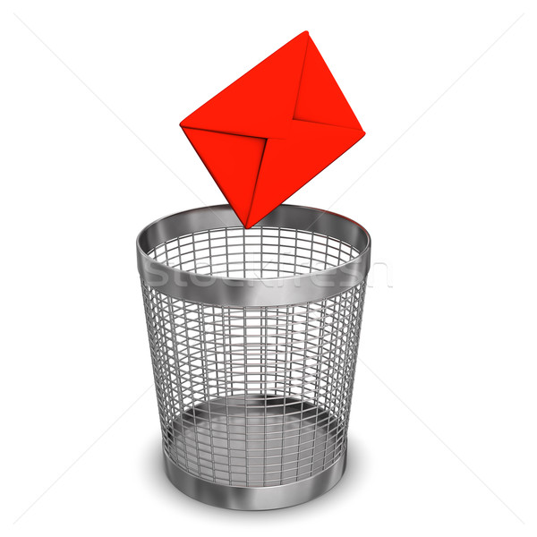 Letter Wastebasket Stock photo © limbi007