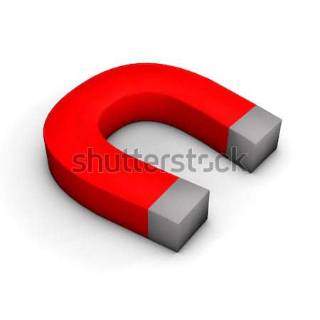 Stock photo: Red Magnet