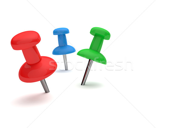 3 Thumbtacks Stock photo © limbi007
