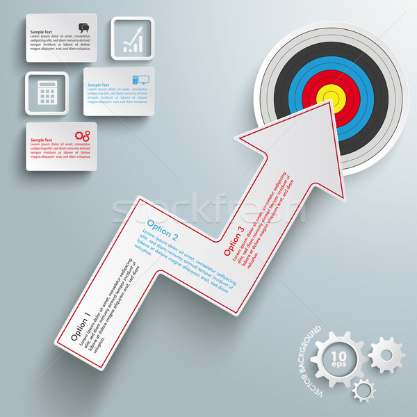 Arrow Chart Success Target Stock photo © limbi007