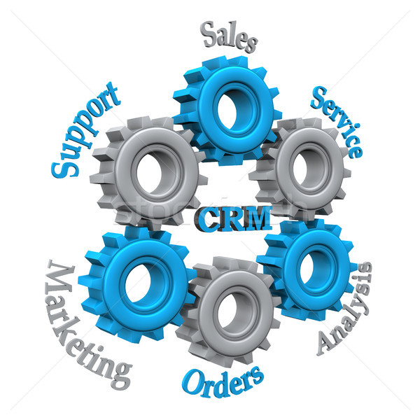 Customer Relationship Managementwork Stock photo © limbi007