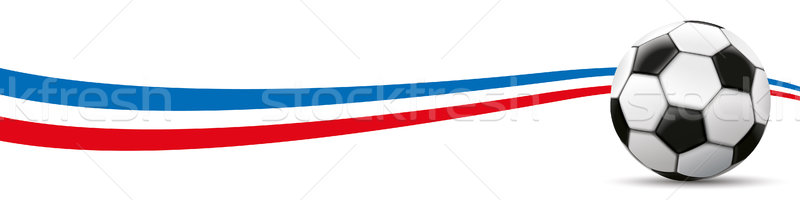 Football Netherlands Flag Long Header SH Stock photo © limbi007